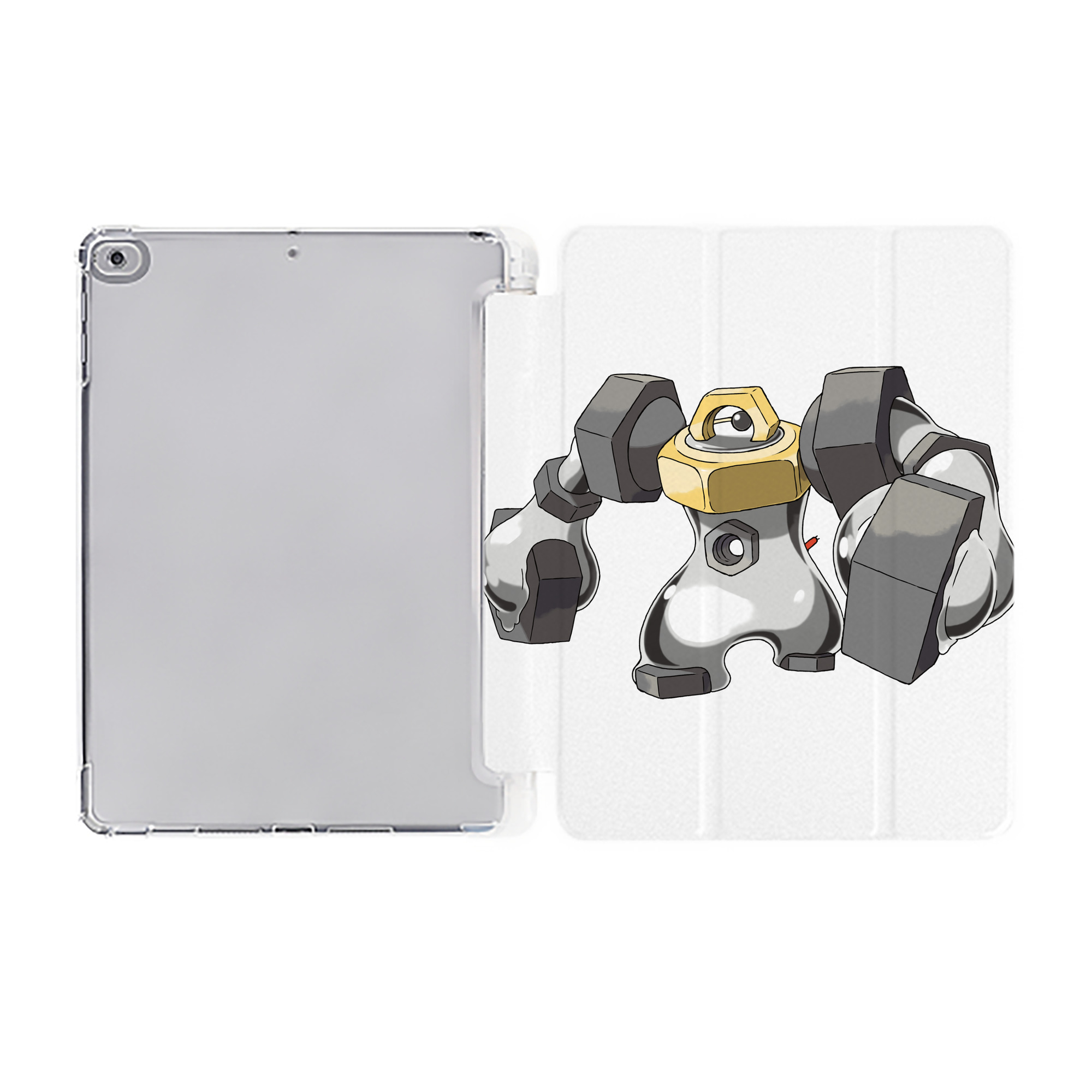 （画像用） ポケットモンスター Pokémon IPad ケース ペン収納付き 三つ折りスタンド PUレザー×シリコン 対応機種9.5/10.5/10.9インチ